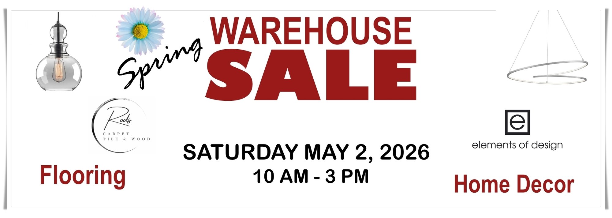 Spring Warehouse Sale
