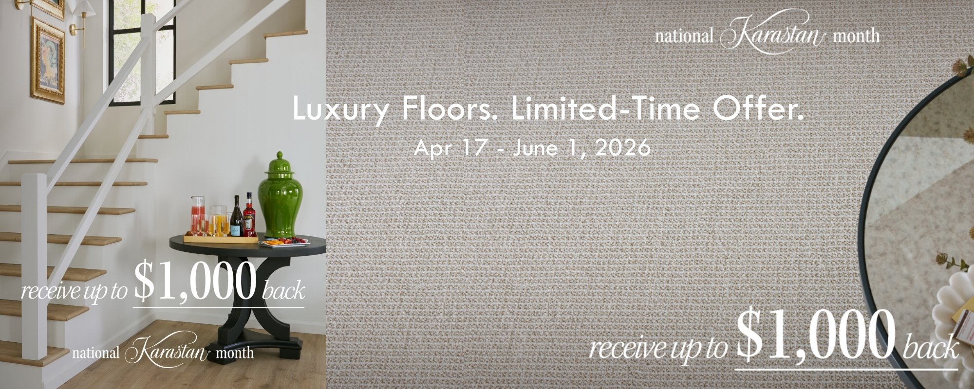 Karastan month banner 2